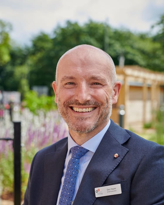Portrait of Dan Hayes OBE