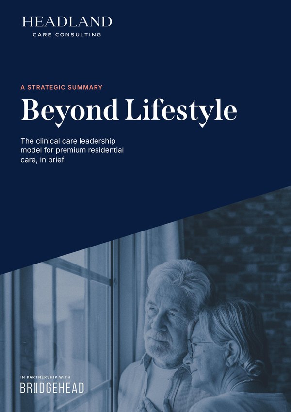 Front cover: Beyond Lifestyle: A Strategic Summary