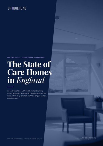 Front cover: The State of Care Homes in England