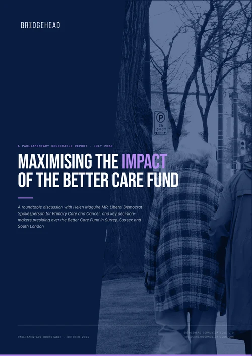 Maximising the Impact of the Better Care Fund cover