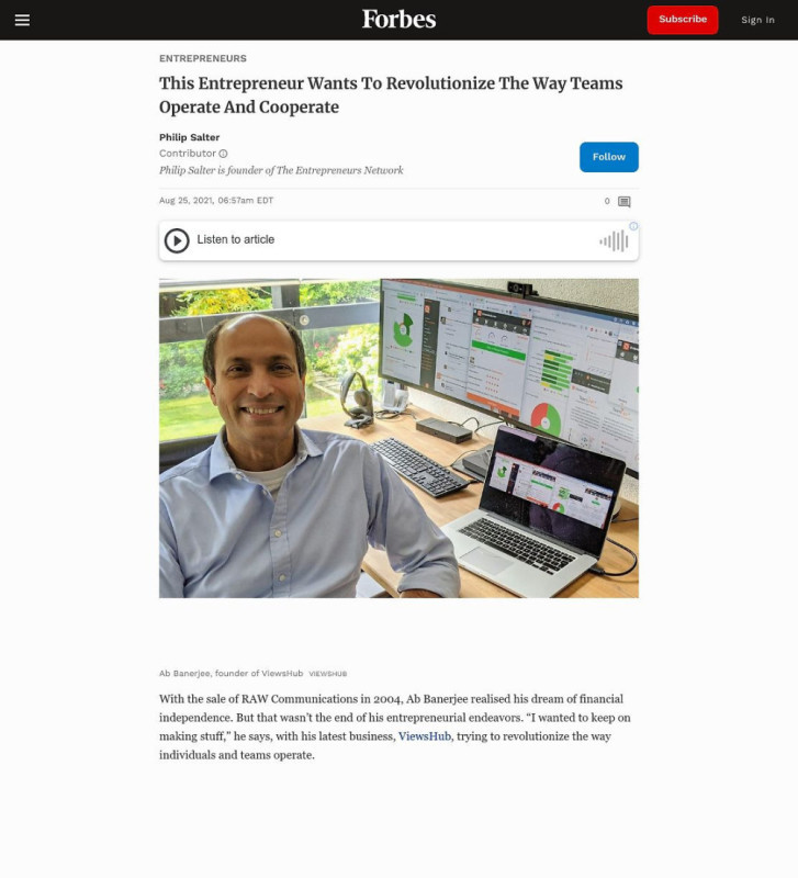 Press coverage: This entrepreneur wants to revolutionise the way teams operate and cooperate